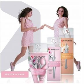 Staleks Pęseta Pro Expert 10 do regulacji brwi ze ściętymi krawędziami Type 3