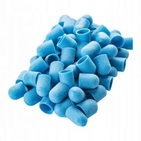 100x Kapturek ścierny do pedicure 13mm 150 korund