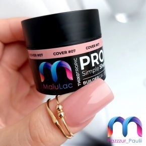 MaluLac żel budujący do paznokci tixo z tiksotropią PRO Simple Shape Cover 12g