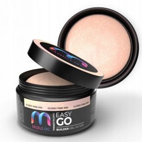 MaluLac żel budujący do paznokci tixo z tiksotropią EasyGo Glossy Pink 12g