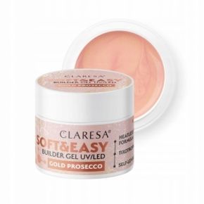 Claresa Soft&Easy Builder Gel Gold Prosecco 12g żel budujący samopoziomujący do paznokci