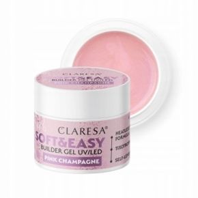 Claresa Soft&Easy Builder Gel Pink Champagne 45g żel budujący samopoziomujący do paznokci