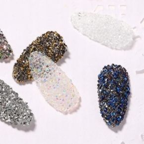Cyrkonie szlifowane do paznokci Crystal SS4 50 sztuk