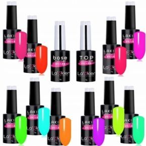 Kolekcja La’kier Neon lakier hybrydowy 10 2 GRATIS
