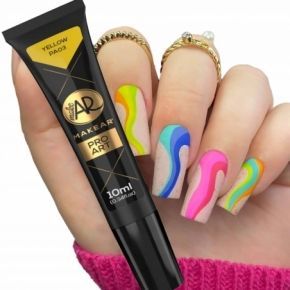 Makear Pro Art PA03 Yellow 10g żel do zdobień stamping i malowanie