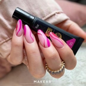 Makear Pro Art PA18 Rose 10g  żel do zdobień stamping i malowanie