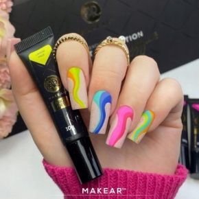 Makear Pro Art PA18 Rose 10g  żel do zdobień stamping i malowanie