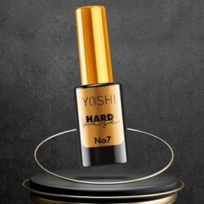 Yoshi Hard Base No7 biała ze srebrną drobiną do paznokci hybrydowych 10ml