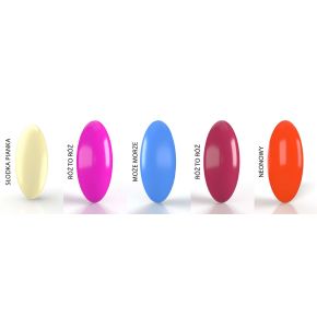 5x lakier MaluLac BAZA TOP + CLEANER...