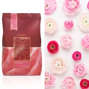 5x Wosk twardy do depilacji ItalWax Hot Film Wax Rose róża 100g do podgrzewacza