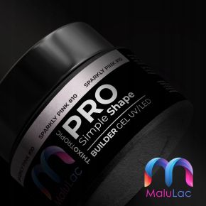 MaluLac PRO Simple Shape Sparkly Pink...