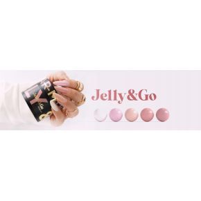 Makear Jelly&Go Cover Nude JG04 15ml - żel budujący do paznokci