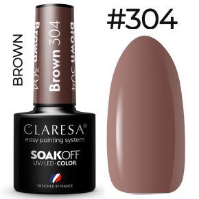 Claresa Brown 304 kolorowy lakier...