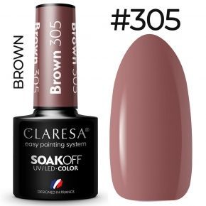 Claresa Brown 305 kolorowy lakier...
