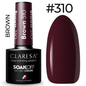 Claresa Brown 310 kolorowy lakier...