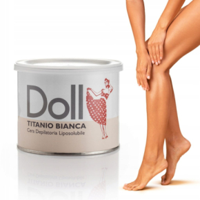 Xanitalia Doll Titanio Bianca (biały tytan) 400ml wosk w puszce do depilacji paskowej