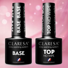 2x Claresa lakier hybrydowy TOP NO...