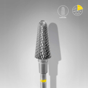 Staleks Frez do skórek i paznokci z węglika spiekanego stożek 6/14 mm FT70Y060/14