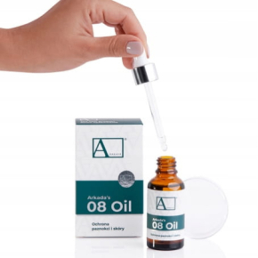 Arkada 08 Oil Płyn ochronny do paznokci stóp 8 olejków z pipetą 30ml