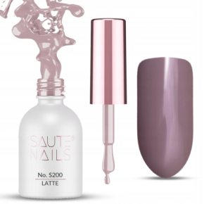 Saute Nails S200 Latte 8ml kolorowy lakier hybrydowy do paznokci vegan friendly