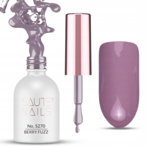 Saute Nails S270 Berry Fuzz 8ml kolorowy lakier hybrydowy do paznokci vegan friendly