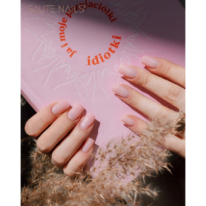 Saute Nails One Touch Builder Gel Glitter Pink 30g żel do przedłużania paznokci