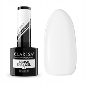 Claresa Brush Easy Gel 1 Żel do paznokci z pedzelkiem przezroczysty 5g