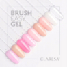 Claresa Brush Easy Gel 8 Żel do paznokci z pedzelkiem średni beż z drobinkami 5g - 4
