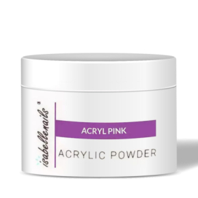 Isabellenails Acrylic Powder Pink Rose 15ml różowy proszek akrylowy do paznokci