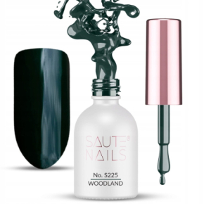 Saute Nails S255 Woodland 8ml zielony kolorowy lakier hybrydowy do paznokci