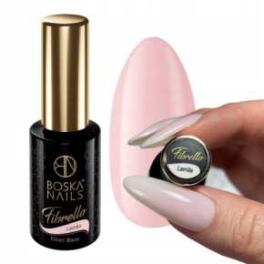 Boska Nails Fiber Base Fibrello Lamila Baza fiber z wlóknami nylonowymi 10ml