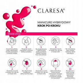 20x Claresa (17x lakier hybrydowy +...