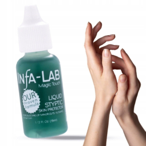 Infa Lab Liquid Styptic Skin Protector 15ml Plyn hamujący krwawienie odkazający ranki 15ml