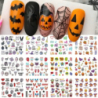 Naklejki wodne na paznokcie 12 wzorów nr BN2377-2388 wzory halloween - 2