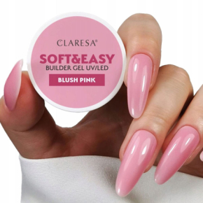 Claresa Soft&Easy Builder Gel Blush Pink 45g żel budujący samopoziomujący do paznokci