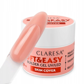Claresa Soft&Easy Builder Skin Cover 12g żel budujący samopoziomujący do paznokci