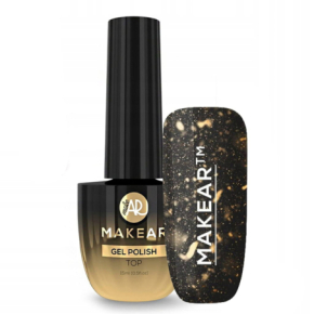 Makear Top No Wipe Cherry Top hybrydowy bez przemywania z efektem kameleona 8ml