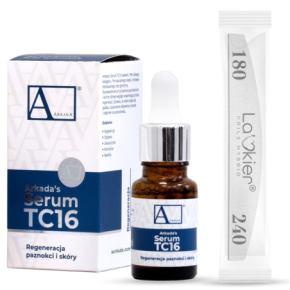 Arkada Zestaw: Serum kolagenowe TC16 11ml 1 sztuka + Pilnik do paznokci La'kier 180/240 bezpieczny pakiet
