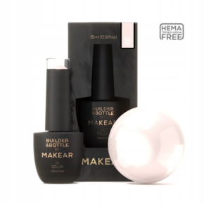Makear Builder&Bottle BG01 Żel budujący do paznokci w butelce z pędzelkiem Hema Free 15ml
