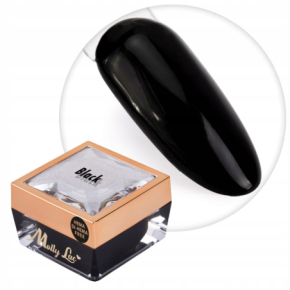 Molly Lac Paint Gel 23 Black Żel do zdobień ombre i ornamentów HEMA/Di-HEMA Free 5g