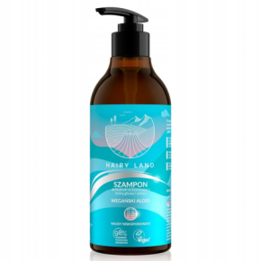 Hairy Land Szampon delikatnie oczyszczający skórę głowy i włosy wegański aloes do włosów niskoporowatych 400ml