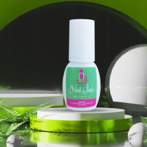 Profesjonalny zestaw do przedłużania paznokci - tipsy ballerina przezroczyste bk 240 sztuk + klej 7g