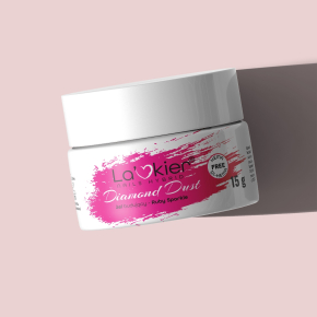 La’kier Diamond Dust Imperial Gold 15g hipoalergiczny samopoziomujący żel budujący do paznokci z efektem Flash