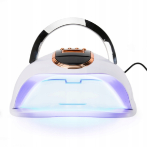 Allepaznokcie Mocna lampa Dual LED UV V8 168W do lakierów hybrydowych