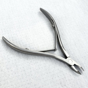 Cążki do skórek i paznokci ze stali nierdzewnej z podwójną sprężyną 4mm