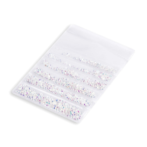 Cyrkonie szlifowane 1440 szt. w 6 rozmiarach crystal AB clear opal do zdobień na lakier hybrydowy