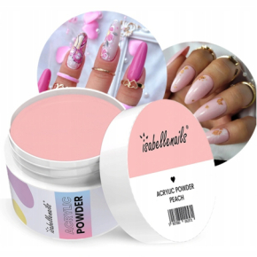 Isabellenails Acrylic Powder Peach Proszek akrylowy do paznokci 50ml
