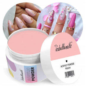 Isabellenails Acrylic Powder Peach Proszek akrylowy do paznokci 50ml