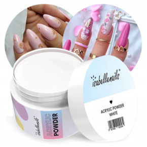 Isabellenails Acrylic Powder White Proszek akrylowy do paznokci 50ml