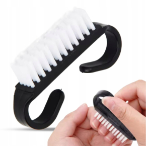 Szczoteczka mini do usuwania pyłu manicure i pedicure czarna 1 sztuka